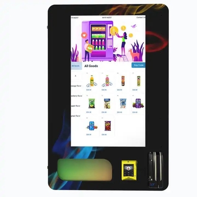 Age-Recognized Wall Mounted Vending Machines with Coin Credit Card Token QR Code Payment Systems SDK Function 1-Year Warranty