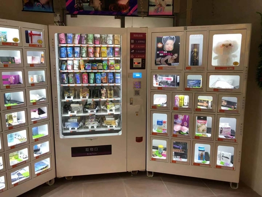 Self Service Smart  Locker Vending Machine Touch Screen with QR Code Payment