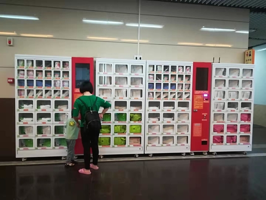Self Service Smart  Locker Vending Machine Touch Screen with QR Code Payment