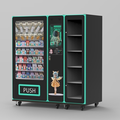 ZD 24-Hour Popular Maquinas Expendedoras Supermarket Toy Vending Machine High-Definition Window LED Lights Supports Credit Card