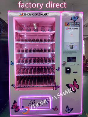 Zhongda LED Lash Lipgloss Vending Machine Cosmetic Vending Machine with Customized Design
