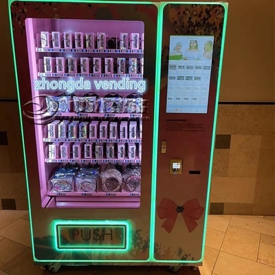 Zhongda LED Lash Lipgloss Vending Machine Cosmetic Vending Machine with Customized Design