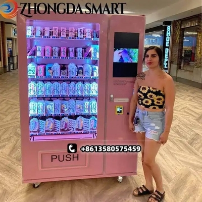 Zhongda Popular LED Screen Hot Custom Design Hair Lashes Vending Machine Beauty Vending Machines