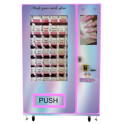 24-hours Beauty Pink Makeup Vending Machine Coin/QR Code/Token Payment System with SDK Function Credit Card Payment System
