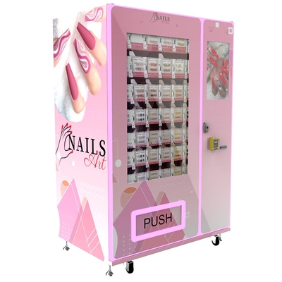 24-hours Beauty Pink Makeup Vending Machine Coin/QR Code/Token Payment System with SDK Function Credit Card Payment System