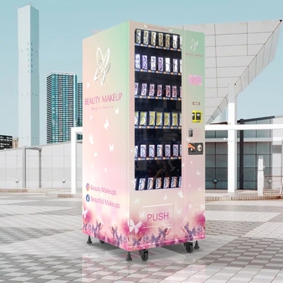 Cheaper Price Small Vending Machine Customized pink Vending Machine for False Lashes and Cosmetic Items with Coin Cash apple Pay