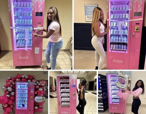 German Cosmetic Vending Machine for Beauty Products Lipsticks Lashes Mini Vending Machine