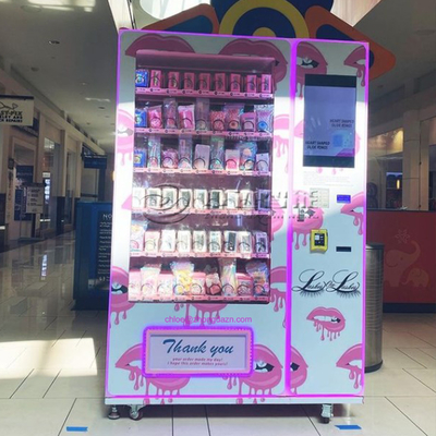 Zhongda Customize Design Vending Machines Makeup Tool Lashes Hair Bundle Vending Machine