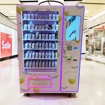 Zhongda Customize Design Vending Machines Makeup Tool Lashes Hair Bundle Vending Machine