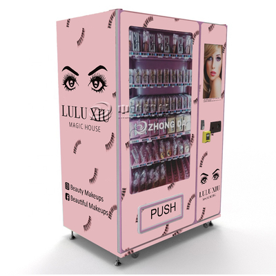 Zhongda Customize Design Vending Machines Makeup Tool Lashes Hair Bundle Vending Machine