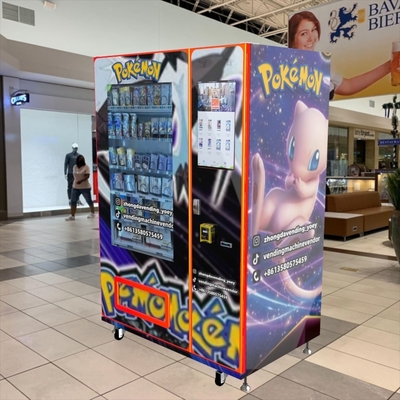 21.5'' Touch Screen Vending Machine for Trading Cards with Elevator Support with Canadian Bill and Coin and Credit Card