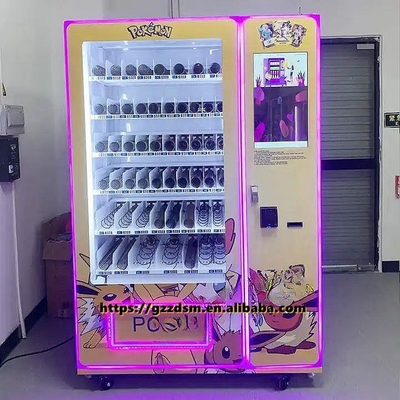 21.5'' Touch Screen Vending Machine for Trading Cards with Elevator Support with Canadian Bill and Coin and Credit Card