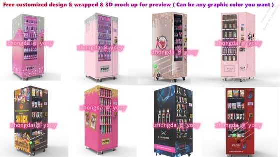 Factory Direct New Design Automatic Beauty Lashes Hair Bundle Vending Machines for Sale