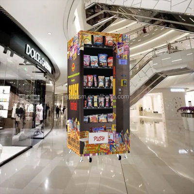 Small Lashes Hair Bundles Small Vending Machine Coin Payment for Large Items with Digital System