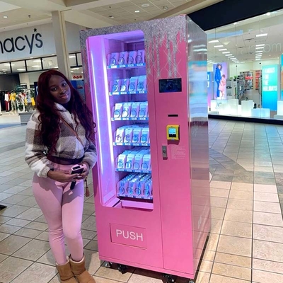 Customized Small Size Automatic Beauty Mini Vending Machine Lipgloss and Eyelashes Vending Machine