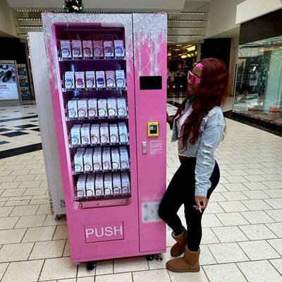 Customized Small Size Automatic Beauty Mini Vending Machine Lipgloss and Eyelashes Vending Machine