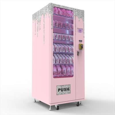 24-hours Business Self-service United States Slim Machine Snacks and Drinks Combo LED Small Vending Machine for Sale