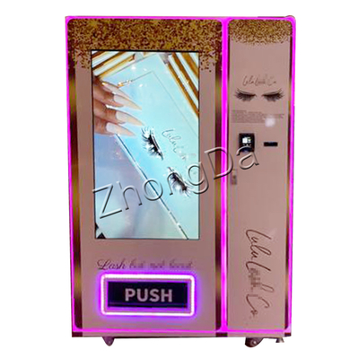 Zhongda Smart Custom 49 Inch Touch Screen Make up Vending Machine Hair Extension Wigs Vending Machine Video Booth