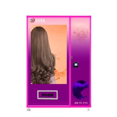Zhongda Smart Custom 49 Inch Touch Screen Make up Vending Machine Hair Extension Wigs Vending Machine Video Booth