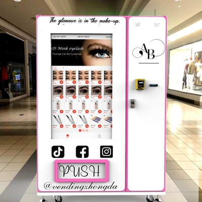 LED Light Custom Trading Card Vending Machine  49 Inches Remote Control Touch Screen Wigs Clothes Vending Machine