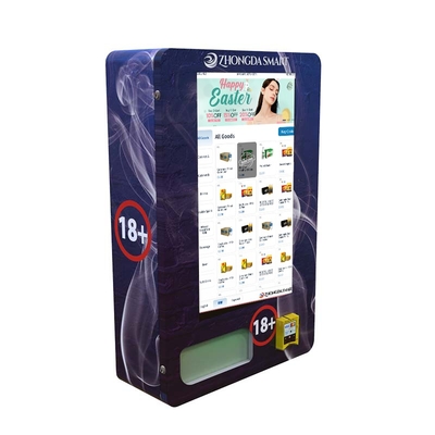 Zhongda Wall-Mounted ID Reader Vending Machine Customizable Age Control with Coin Credit Card Token Payment Systems