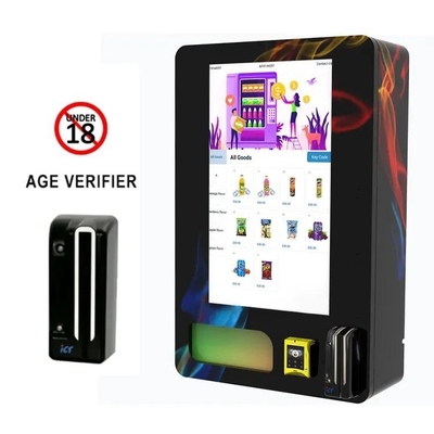 32 Inch Wall-Mounted Vending Machine with ID Card Reader for Tobacco Sales and SDK Integration