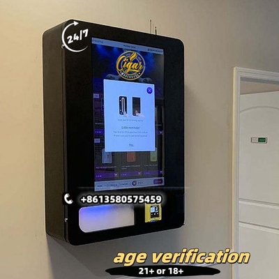 32 Inch Wall-Mounted Vending Machine with ID Card Reader for Tobacco Sales and SDK Integration