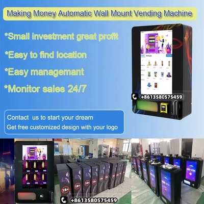 32 Inch Wall-Mounted Vending Machine with ID Card Reader for Tobacco Sales and SDK Integration