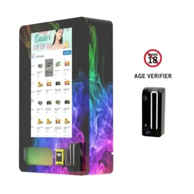 Age-Recognized Wall Mounted Vending Machines with Coin Credit Card Token QR Code Payment Systems SDK Function 1-Year Warranty