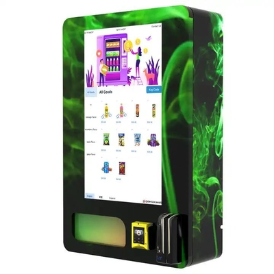 Interactive Wall Mount Touch Screen Smart Hotel Vending Machine Cashless Payment System Coin Credit Card Token QR Code SDK