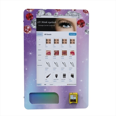 24-Hour Self-Service Mini Lashes Vending Machine Touch Screen Id Card Reader and Age Recognition