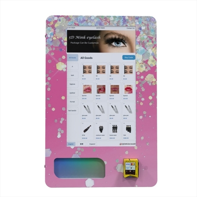 24-Hour Self-Service Mini Lashes Vending Machine Touch Screen Id Card Reader and Age Recognition
