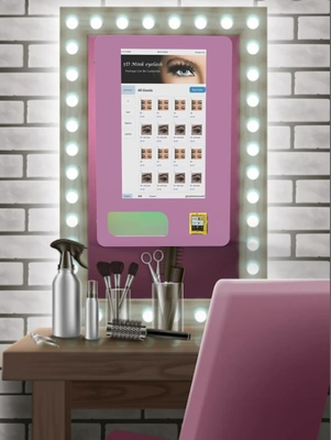 24-Hour Self-Service Mini Lashes Vending Machine Touch Screen Id Card Reader and Age Recognition