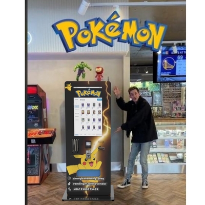 Mini Stand-Free Card Vending Machine with Touch Screen for Trading Cards Sport Cards