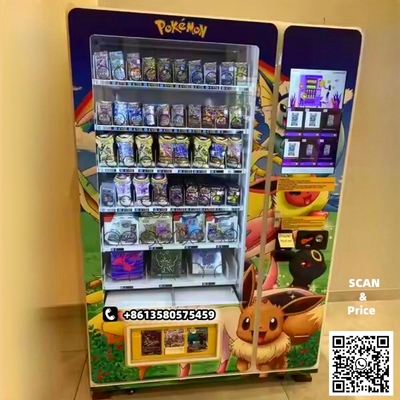 Europe 24 7 Smart Trading Card Vending Machine with Advanced QR Code Payment Systems for Anime and TCG Enthusiasts