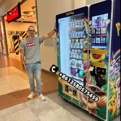 Europe 24 7 Smart Trading Card Vending Machine with Advanced QR Code Payment Systems for Anime and TCG Enthusiasts