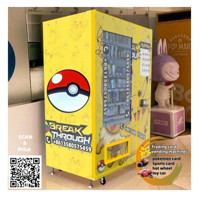 Manufacturer Convenient Store Customization Vending Machines for Toy Themed Center TCG Card Full Art Card Vending Machine
