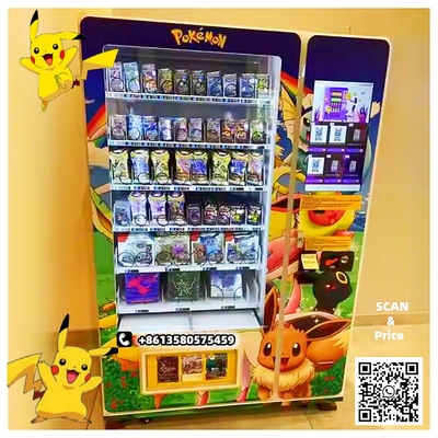 Manufacturer Convenient Store Customization Vending Machines for Toy Themed Center TCG Card Full Art Card Vending Machine