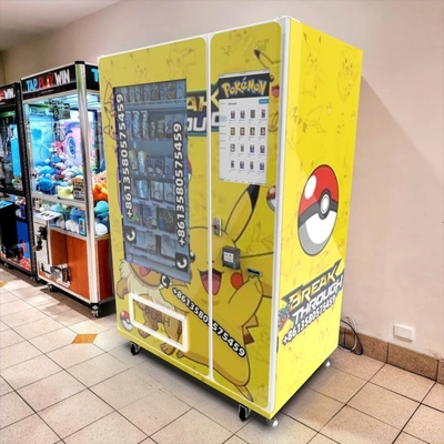 Manufacturer Convenient Store Customization Vending Machines for Toy Themed Center TCG Card Full Art Card Vending Machine