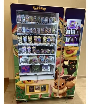 Sports Trading Card Vending Machine for Shopping Malls Accepting Coin QR Code Token Payments with Integrated SDK