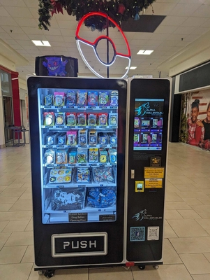 Sports Trading Card Vending Machine for Shopping Malls Accepting Coin QR Code Token Payments with Integrated SDK